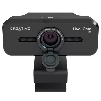 Creative Live! Cam Sync V3 2K QHD Webcam με Διπλά Μικρόφωνα και Κάλυμμα Απορρήτου, Μαύρο