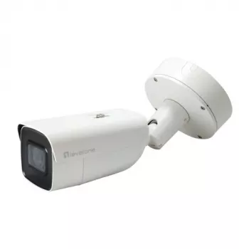 LevelOne FCS-5212 6MP Bullet IP Κάμερα Εξωτερικού Χώρου με Μοτοριζόμενο Φακό Varifocal, H.265, Νυχτερινή Όραση IR, PoE, IP66, IK10
