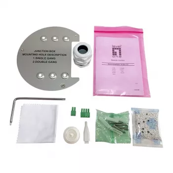 LevelOne FCS-3616 6MP Dome IP Κάμερα Εξωτερικού Χώρου με IR, PoE, H.265