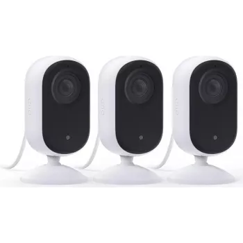 Arlo Essential 3 2K Pan-Tilt-Zoom Κάμερα Παρακολούθησης Εσωτερικού Χώρου (Συσκευασία 2 τεμ., Λευκό)