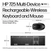 HP 720 Multi-Device Ασύρματο σετ πληκτρολογίου και ποντικιού - Twilight Black 9T5A9AA#ABD