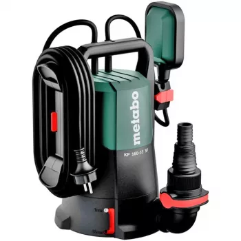 Metabo KP 160-35 SF Συνδυασμένη αντλία βύθισης/πίεσης 500 W, 16000 l/h, 7,5 m, σωματίδια 35 mm, καλώδιο 10 m, μαύρο/πράσινο 601792000