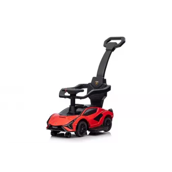 LEAN TOYS Lamborghini QLS-996T αυτοκίνητο με λαβή ώθησης κόκκινο