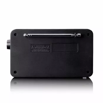 Lenco PDR-033BK φορητό ραδιόφωνο DAB+/FM με Bluetooth και επαναφορτιζόμενη μπαταρία - μαύρο
