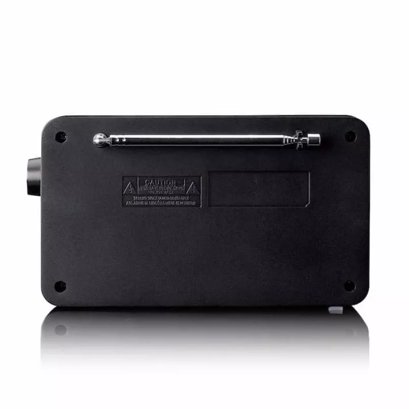 Lenco PDR-033BK φορητό ραδιόφωνο DAB+/FM με Bluetooth και επαναφορτιζόμενη μπαταρία - μαύρο