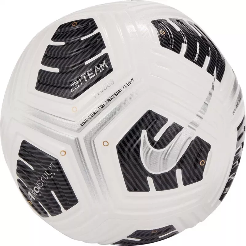 Nike Club Elite Team Μπάλα Ποδοσφαίρου Λευκό-Μαύρο-Ασημί CU8053 100