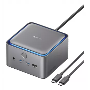 Anker Prime 14-in-1 Thunderbolt 5 docking station, 140W Power Delivery, 8K Dual Display, ενεργή ψύξη (A83B53A1)