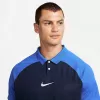 Nike Academy Pro ανδρικό πόλο με κοντό μανίκι Obsidian/λευκό M