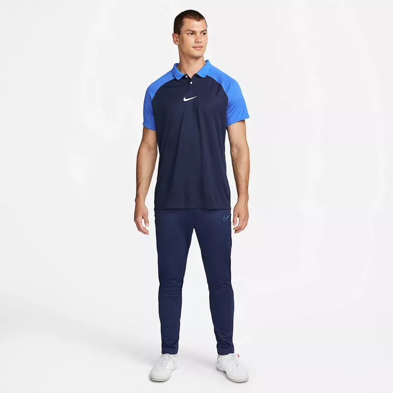 Nike Academy Pro ανδρικό πόλο με κοντό μανίκι Obsidian/λευκό M