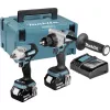 Makita DLX2588GJ 18V LXT Brushless 2-τεμάχιο Combo Kit με DDF485 δραπανοκατσάβιδο, DTD153 παλμικό κατσαβίδι, 2x 5,0Ah μπαταρίες, ταχυφορτιστή και βαλίτσα MAKPAC