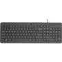 HP 150 Ενσύρματο Πληκτρολόγιο Τουρκικό Q USB Μαύρο 664R5AA#AB8