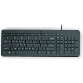 HP 150 Ενσύρματο Πληκτρολόγιο Swiss 2 (QWERTZ), Μαύρο 664R5AA#UUZ