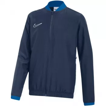 Nike Dri-FIT Academy 25 παιδικό μπουφάν με κουκούλα και φερμουάρ - Midnight Navy/Obsidian - XS
