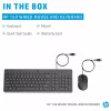 HP 150 – σετ πληκτρολογίου και ποντικιού – USB – GB – μαύρο