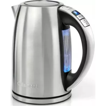 Cuisinart CPK17E-B Ηλεκτρικός βραστήρας, 1,7 L, 1500 W, Ανοξείδωτο ατσάλι, 6 ρυθμίσεις θερμοκρασίας