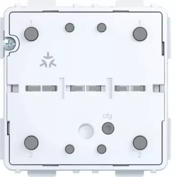 Hager Matter Smart Διακόπτης, Χωνευτός, 1-θέσιος, Λευκό WAC1010