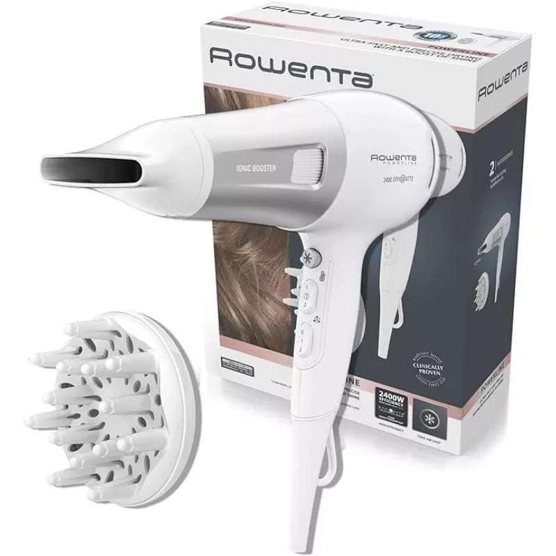 Rowenta Power 2100W Σεσουάρ Λευκό/Ασημί