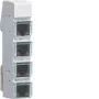 Hager LMN Module διαύλου, 4x υποδοχές RJ12, παθητικό, χωρίς τροφοδοσία ZZ12LMN04P