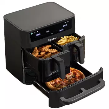 Cuisinart 3 σε 1 φριτέζα θερμού αέρα φούρνος 13,6L, 1800W, βουρτσισμένο ανοξείδωτο ατσάλι