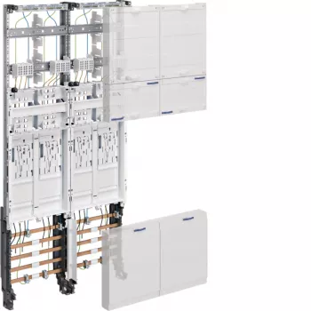 HAGER ZK3EN24 Universal-Z καλωδίωση πλήρες πεδίο μετρητή, 4 θέσεις μετρητή, BKE-I, πλάτος 2 πεδίων, 1050mm