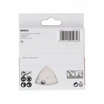 Bosch 2608621689 τριγωνικό φύλλο λείανσης P240 93 mm συσκευασία 5 τεμ.