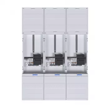 HAGER πλήρες πεδίο μετρητή ZL33W4N, 3-φασικό, 3 σημείων, 1050mm, 3 πεδίων