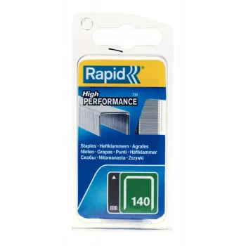 RAPID TOOLS Rapid συρραπτικά επίπεδου σύρματος Τύπος 140, μήκος σκέλους 14 mm, γαλβανισμένος χάλυβας, 1250 τεμ., μικρή συσκευασία με ευρωπαϊκή οπή 40109517