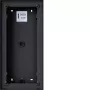 Hager REW407X επιτοίχιο κουτί για Intercom Mono, 2/3/4 κουμπιά κλήσης, ανθρακί