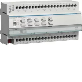 HAGER TYMS620D KNX Secure ενεργοποιητής διακόπτη και περσίδας, 20 κανάλια διακόπτη / 10 κανάλια περσίδας, 16 A, ράγα DIN