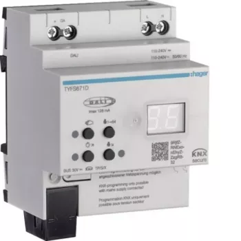 Hager Gateway TYFS671D KNX/DALI-2 Secure 1-καναλιού