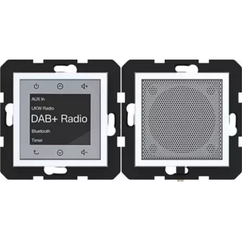 HAGER WAN6110WG Radio Touch UP DAB+ Ηχείο Bluetooth χωνευτό