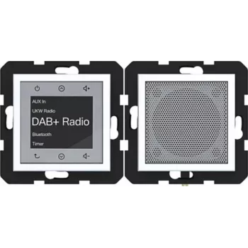 HAGER WAN6110WM Radio Touch UP Ηχείο DAB+ Bluetooth χωνευτής τοποθέτησης