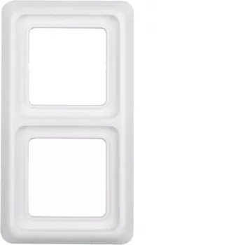 Hager 2-πλό Πλαίσιο WWD1200PW πολικό λευκό