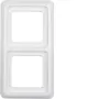 Hager 2-πλό Πλαίσιο WWD1200PW πολικό λευκό