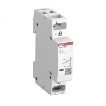 ABB EN20-20N-06 Μίνι ρελέ, 2 N.O., πηνίο 24 V AC, 20 A AC-1, 9 A AC-3, ράγα DIN 1SBE122111R0620