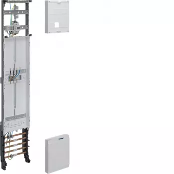 Hager ZH53Q1NT Πλήρες πεδίο μετρητή universZ, 1350x250mm, 3-φασικό, 1 θέση μετρητή, 10 mm², με λειτουργία απομόνωσης