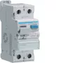 HAGER CDF540D Διακόπτης προστασίας διαρροής 2P 40A 30mA τύπου F 10kA