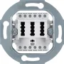 HAGER WDF4011WG Πρίζα σύνδεσης TAE 2 x 6/6NFF πολικό λευκό ματ
