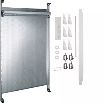 HAGER UF22NW universZ πλήρες πάνελ πολυμέσων, 2 θέσεων, 900mm, χωρίς μονάδες patch