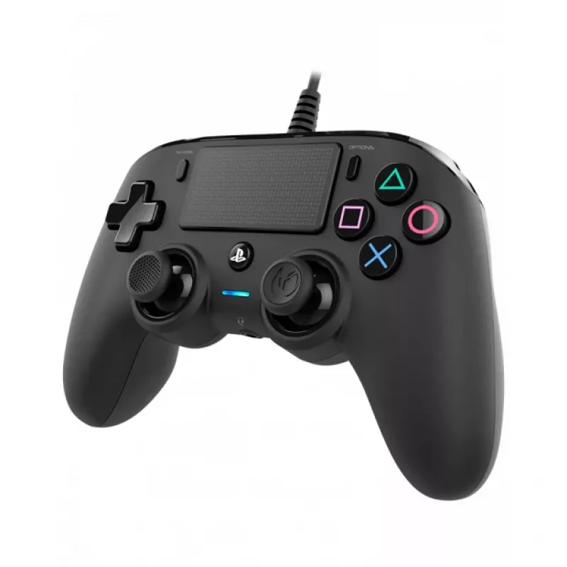 NACON PS4 Compact Controller μαύρο – ενσύρματο gamepad για PS4 & PC