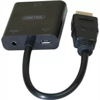 Exertis Connect 051248 καλώδιο προσαρμογέα VGA σε HDMI 0,15 m μαύρο