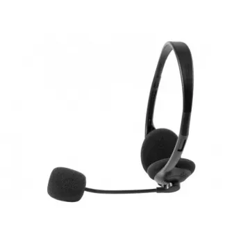 Exertis Connect ενσύρματο headset on-ear με μικρόφωνο βραχίονα - μαύρο 059222