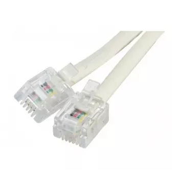 EXERTIS CONNECT Καλώδιο τηλεφώνου, 15 m, Ιβουάρ (EXC925600)