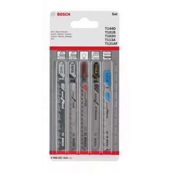 Bosch Accessories 2608667856 Σετ λεπίδων σέγας Allrounder, 5 τεμ.