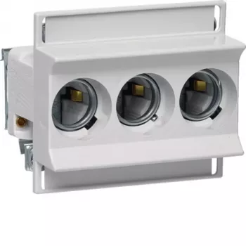 HAGER LD02K63-3SS D02 63A 3-πολική κεραμική βάση ασφάλειας