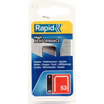 RAPID TOOLS Τύπου 53 Λεπτόσυρμα συνδετήρες 6 mm γαλβανισμένος χάλυβας, συσκευασία 1250 τεμ. 40109502