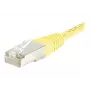EXERTIS CONNECT Cat.6 F/UTP Patchkabel, 7 m, κίτρινο, Schlankes Snagless-Boot 245570