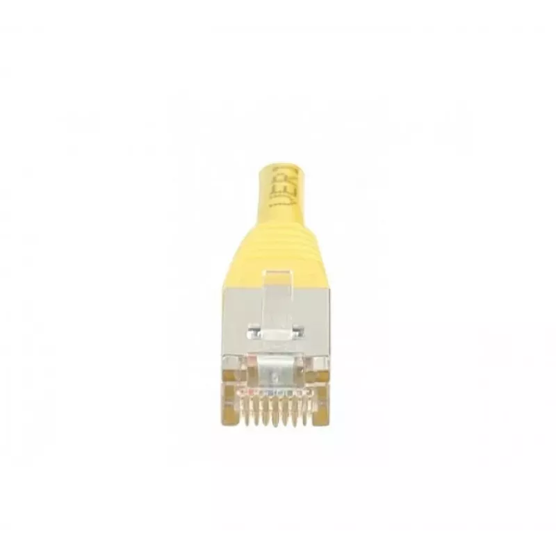 EXERTIS CONNECT Cat.5e F/UTP Patchkabel, κίτρινο, 0,5 m, Slim Bend Protection 847161