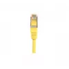 EXERTIS CONNECT Cat.5e F/UTP Patchkabel, κίτρινο, 0,5 m, Slim Bend Protection 847161