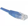 EXERTIS CONNECT Cat.6 U/UTP Patchkabel, 0,5 m, μπλε, Snagless 246700